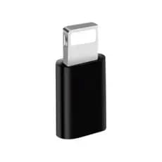 Adaptador Conversor Micro Usb Femea P/ Lightning Iphone Macho Compativel Celular Pro Max 7 8 X 11 12