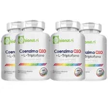 Kit 4 Coenzima Q10 L-Triptofano 60 Cápsulas 500mg Bionutri Quantum