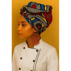 Tubante Culinária -Chapéu Cozinheiro Unissex Touca Chef Gorro Cozinha Cozinheira Lanchonete Confeitaria Doceira Restaura