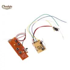 Chen 2.4G 4CH RC Circuito De Controle Remoto PCB Transmissor E Placa Receptora Brinquedos Antena Sistema Rádio EN