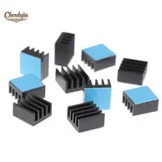 Chen 10pcs 8.8 * 5mm Refrigerador De Radiador De Dissipador De Calor De Alumínio Com Fita Aplicada EN