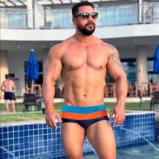 Sunga Masculina Listrada Hoggi Wear Adulto Moda Praia Piscina