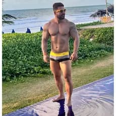 Sunga Listrada Masculina Hoggi Wear Moda Praia