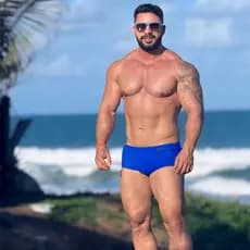 Sunga Masculina Neon Basica Lisa Moda Praia Hoggi Wear