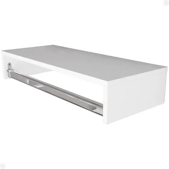 Cabideiro De Parede Arara Porta Roupas Quarto Closet 70cm