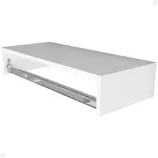 Cabideiro Arara De parede Para Roupas Branca Closet 50cm