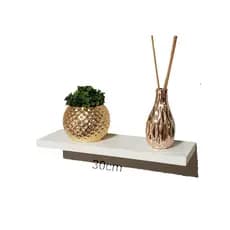 Kit 2 Prateleira para Decoração com Suporte 30cm x 10cm Profundidade