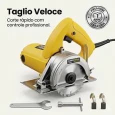 Serra Circular Elétrica 1100W 127V Taglio Veloce Corte Preciso em Madeira MDF Profissional