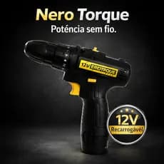 Parafusadeira Furadeira 12V Sem Fio Nero Torque Potente Recarregável Portátil Oferta Top
