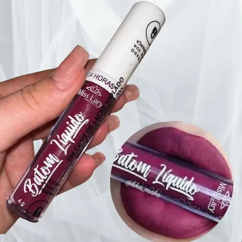 Batom matte 24 h miss lary cor 03 BATOM 24 HORAS  maquiagem maquiagens atacado revenda make