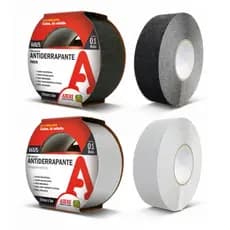 Fita Adesiva Antiderrapante Preta / Transparente 50mm X 5m Adere