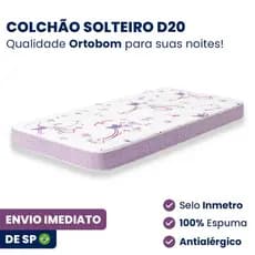 Colchão Physical Solteiro Confortável (12x78x188) Ortobom Envio Imediato