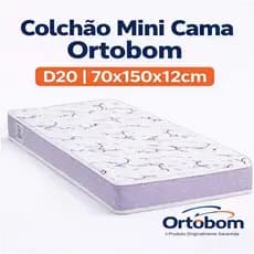 Colchão Mini Cama Physical Resistente Liso (70x150x12) - Ortobom