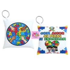 Kit 50 Almochaveiros Homenagem ao dia do Autismo Autista Inclusão