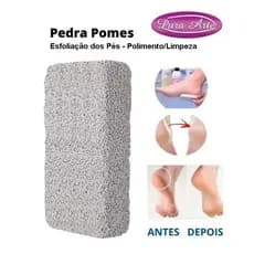Pedra Pomes Marilú - Esfoliação Natural e Limpeza Profunda Pés e Mãos