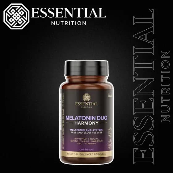 Melatonin Duo Harmony (120 Cápsulas) Essential Nutrition