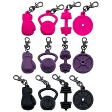Chaveiro Fitness Prottector Anilha, Halter, Kettlebell, Luva de Boxe