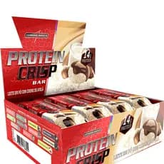 Protein Crisp Bar (540g) 12un Leite em Pó c/ Creme de Avelã Integralmedica