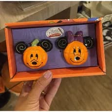 Saleiro e pimenteiro em cerâmica oficial da Disney