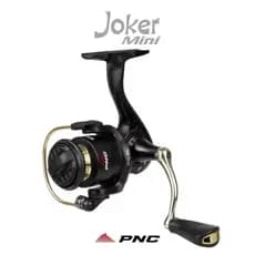 Molinete Joker Mini, 3 cores, manivela e carretel em Alumineo, drag 5kg, 020mm 145 metros