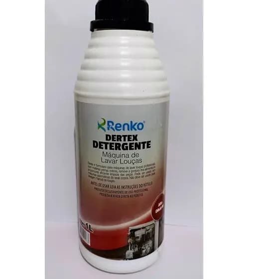 DERTEX Detergente para Máquina de Lavar Louças 1 litro Renko