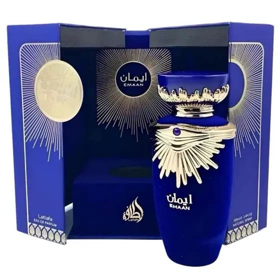 Perfume Emaan Lattafa 100ml |  Feminino Floral Chypre | Importado e Elegante | Alta Fixação