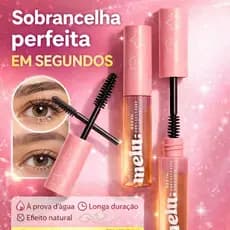 Kit 3/2/1 Gel Modelador de Sobrancelhas Incolor Melu by Ruby Rose –Fixação Natural e Longa Duração