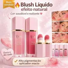 Blush Líquido T&G Alta Pigmentação Efeito Natural Longa Duração Dupe Sheglam