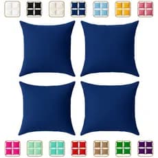 Kit/Jogo 4 Capas de Almofadas Elegance Oxford -  Sala Quarto Decoração - Diversas Cores