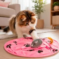 Brinquedo Interativo Gato Tipo Caça Brinquedo Pet para Gastar Energia Reduzir o Tédio Aumentar a Atividade