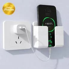 Suporte Carregador de Celular Parede Organizador Multiuso Porta Controle Remoto