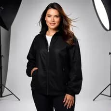 Jaqueta Corta Vento Plus Size Feminina Original Chief P ao G4 Capuz Gola Alta