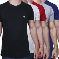 Kit 5 Camiseta Masculina Básica Algodão Premium Confortável Casual Masculina Unissex