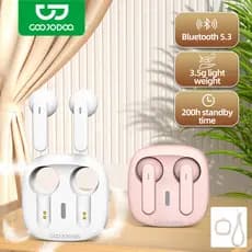 Fones De Ouvido GOOJODOQ Com Tecnologia De Cobre F13 De Graves Profundos Bluetooth 5.3 Construção ultra Portátil Tipo C