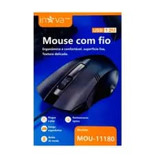 Mouse Inova Com Fio USB 1.2 Metros