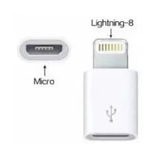 Adaptador Conversor Micro Usb V8 Para Usb iPhone