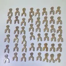 PRESILHA DE POLEIRO 100 UNI/ PRESILHA PARA POLEIRO/CABEÇA DE POLEIRO