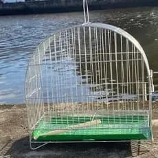 GAIOLA DE FERRO PARA PERIQUITO / GAIOLA DE AÇO/GAIOLA PEQUENA/ENVIO IMEDIATO