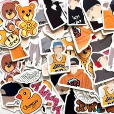 Adesivos stickers figurinhas - JUSTIN BIEBER para bullet journal, planner, caderno, agenda, planner, lembrancinhas