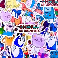 Adesivos stickers - HORA DE AVENTURA - figurinhas para bullet journal planner caderno agenda scrapbook presentes