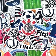 Adesivos stickers - CORINTHIANS - Figurinhas para caderno agenda planner presentes e lembrancinhas