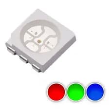 50 Peças Led Rgb Mini Plcc6 Avulso Não Fita Led 5050 K0189
