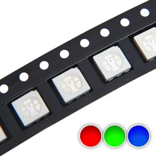 1000 Unidades Led Rgb 5050 Smd Mini Plcc6 5050 5x5mm K0189