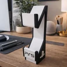 Suporte Controle PS5 Base Organizador VideoGame Para 2 Controles Duplo