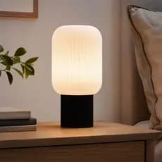 Luminária MIDI Abajur Moderno de Mesa de Cabeceira e Escritório com Lâmpada Inteligente Inclusa