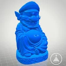 1 Peça - Wario Buddha Decoração de Mesa / Sala / Quarto - Buddha / Budismo Mario Buddha