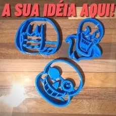 Forminhas para Biscoitos PERSONALIZADO! Unidade - Cortadores para Massinhas Cortador de Biscoito Forma Pasta Americana Bolacha Bisquit Cookie Pirulito Cupcake Biscoito Casa