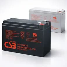 Bateria CSB HR-1234W-F2 9Ah / 12V - Para Cerca Elétrica, Carrinho Infantil, Nobreaks, Caixa de Som e UPS.