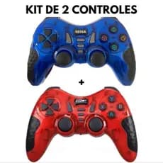 kit de Controles sem fio para PC, Ps3, ps2 PS1 Celular Android, Tablete e Box Tv. SMart TV