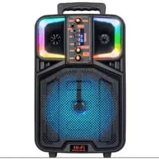 Caixa de Som Amplificada Karaokê Bluetooth 2000W Com Microfone e Controle Remoto